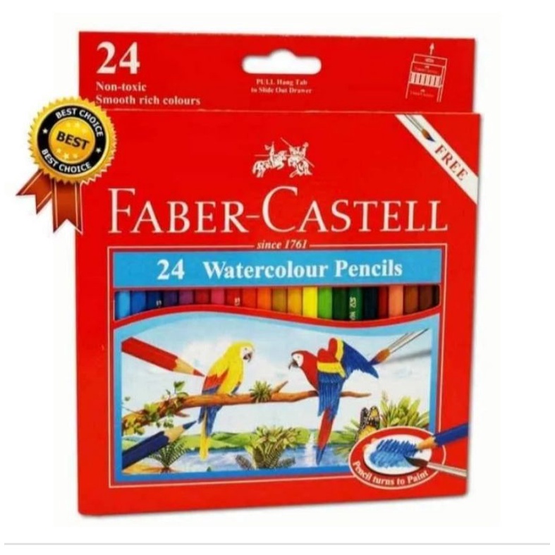 

Pensil warna Faber-Castell 24w,48c