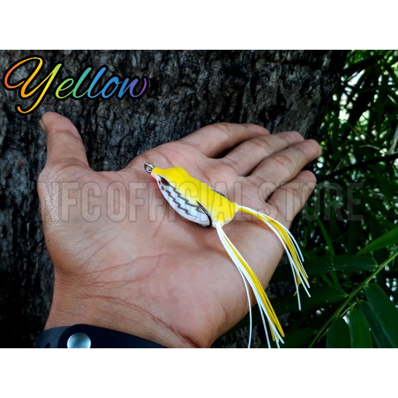 Soft frog 4,5cm/6,5gram. Umpan casting bentuk katak. Target Toman &amp; Gabus/Haruan