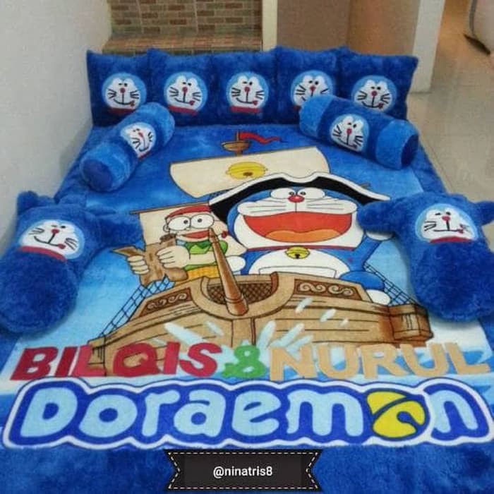 BEST DEAL Karpet karakter bulu rasfur murah 5cm uk 150x200 doraemon biru tipe 2 B00094