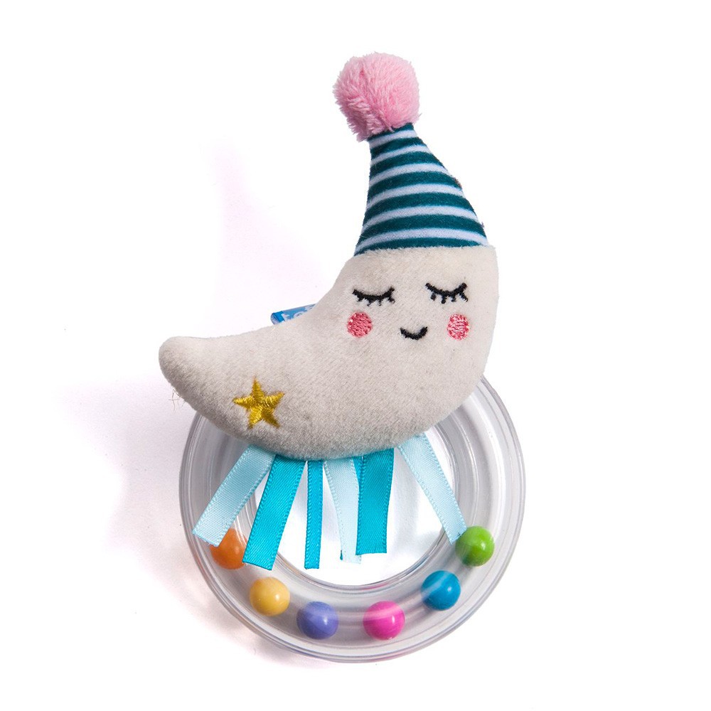 Taf Toys Mini Moon Rattle - Mainan Rattling Anak Bayi Toy Sensory Motorik Baby Plush Doll