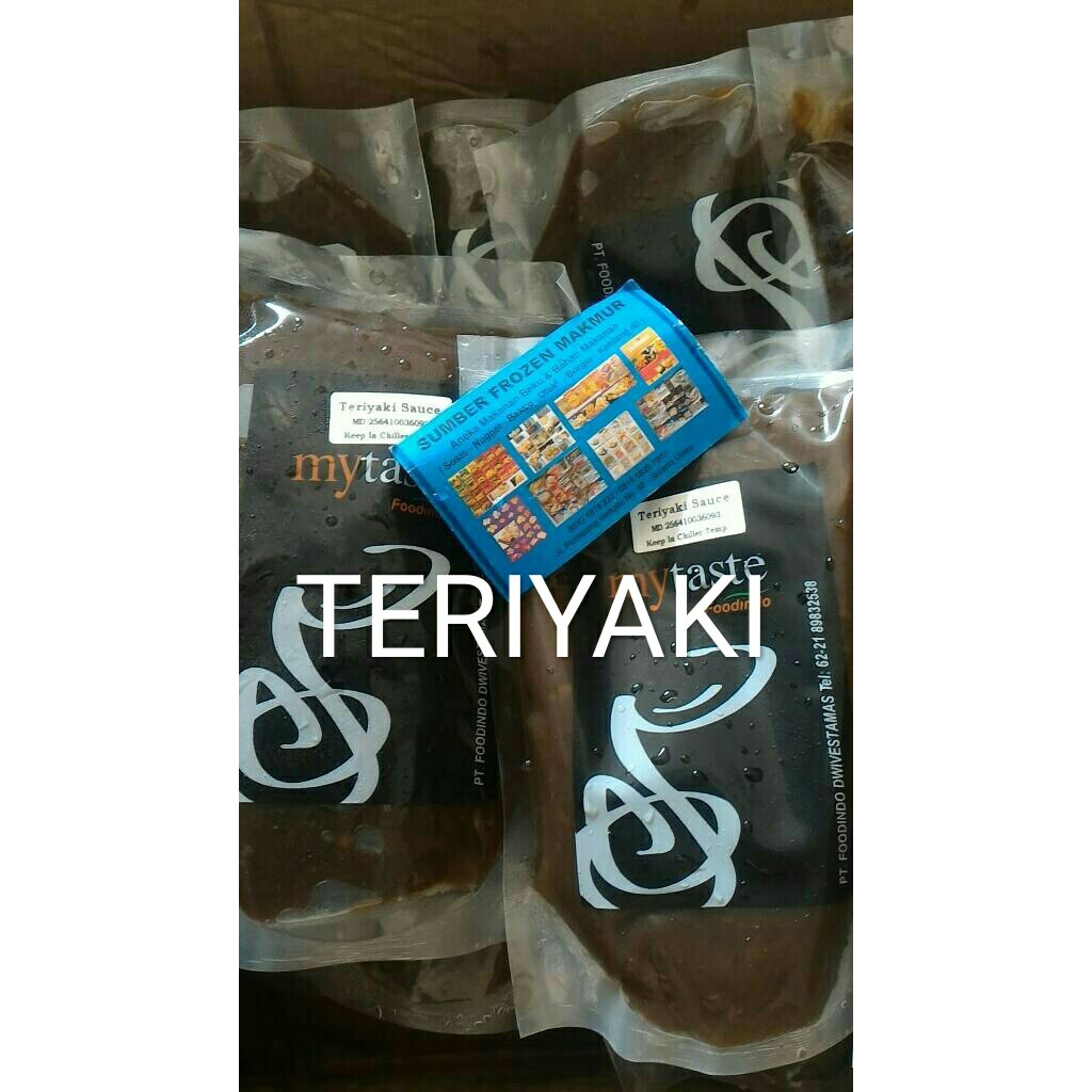 

saus teriyaki 500gr my taste mytaste. sumber frozen makmur