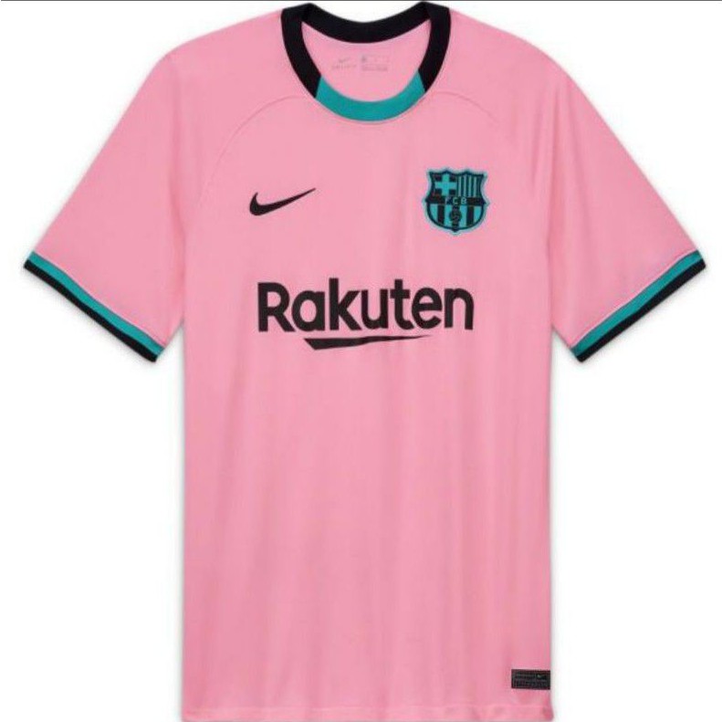 JERSEY BARCELONA THIRD AWAY UCL 2020 - 2021 ORIGINAL BNWT - JERSEY BOLA