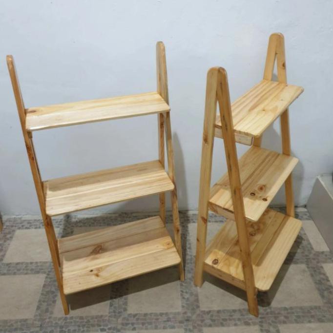 Rak Tanaman Kayu Jati Belanda Standing Kaktiara_