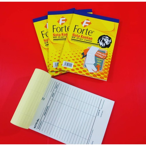 

Nota Forte B2 Ply (1 pack=10 pcs )/Besar 2ply/Nota penjualan 2 rangkap