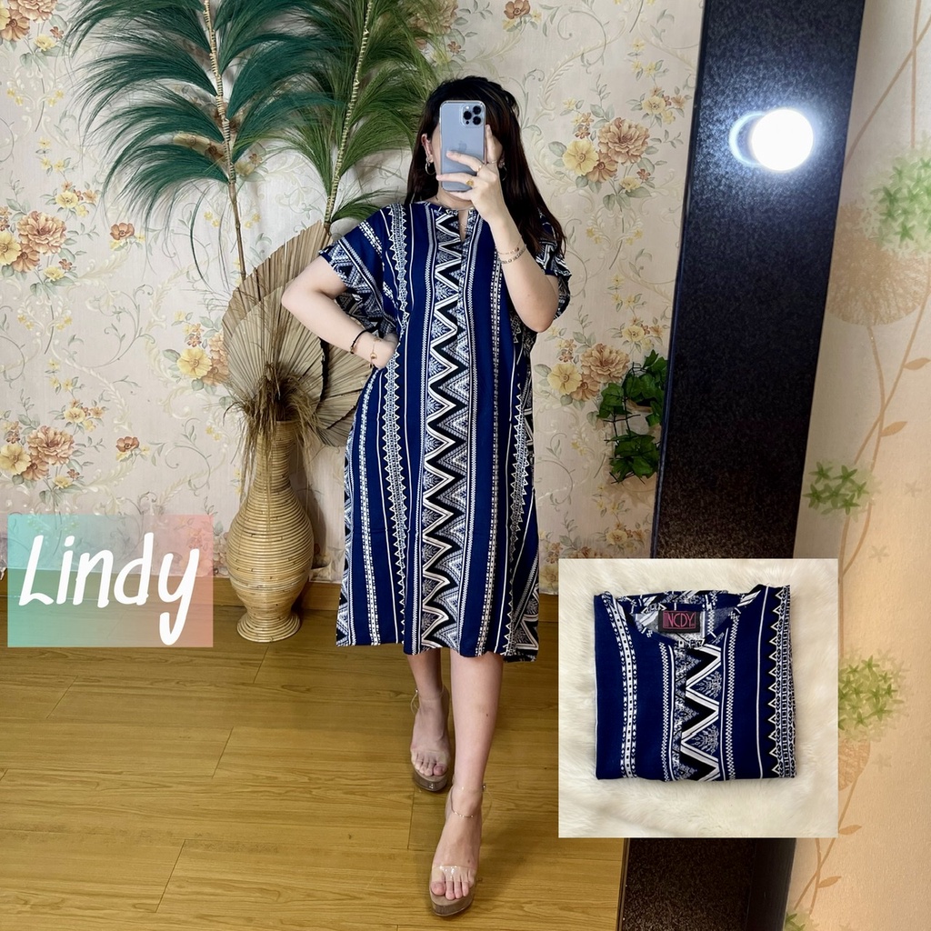 NCDY HOMEWEAR DASTER PENDEK SELUTUT RAYON PREMIUM LD 130cm BUSUI FRIENDLY KEKINIAN-Lindy PENDEK