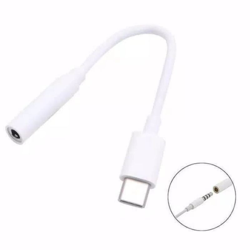 Jack Audio Sambungan Headset Type C 3.5mm Converter Jack Sambungan Headset USB C