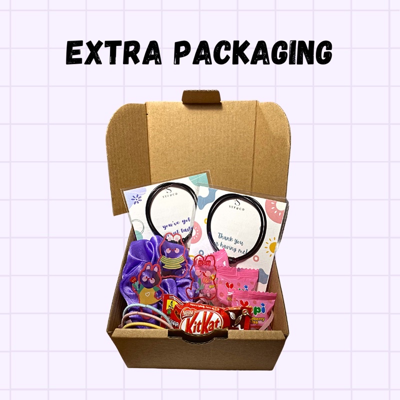 Extra Packaging / Tambahan Packing Box / Kardus Packing / Aesthetic Packaging