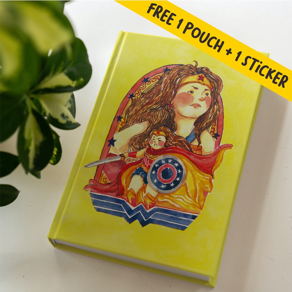 

Notebook Agenda, Dotted dan Polos Wonder Woman