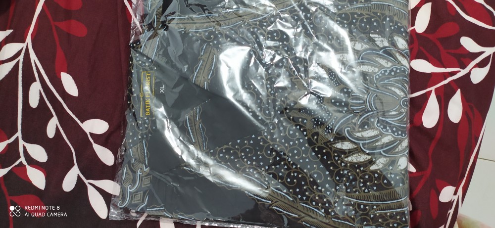 Peksi Lawasan Pendek Kemeja Batik Pria Katun Primisima Full Furing