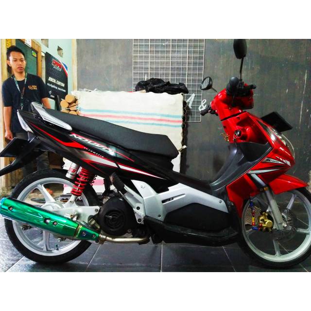 Striping Nouvo Z RC MERAH CABE
