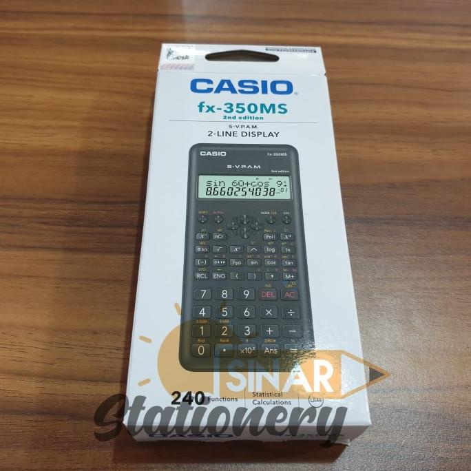 

Kalkulator scientific casio fx 350ms plus 2