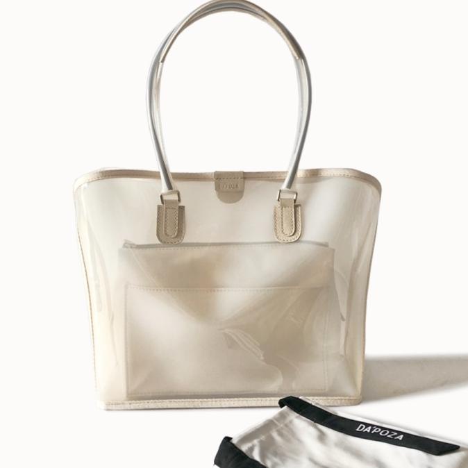 Dapoza Visibag Set Maxi PVC / Tas plastik transparan wanita MURAH