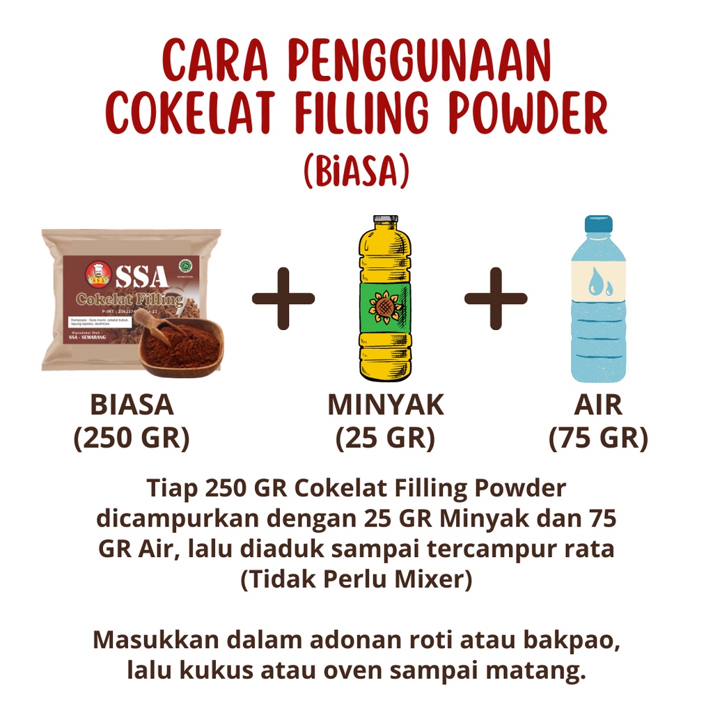 ELIMAS COKELAT FILLING POWDER ISIAN ROTI COKELAT