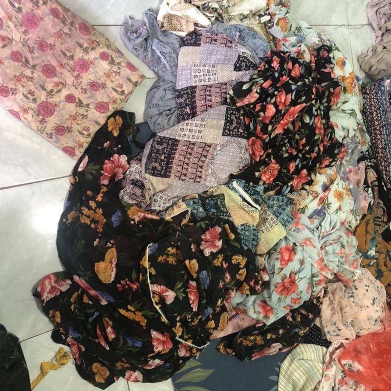 Kanara_official - New kain kiloan sifon ceruty chifon - Harga per 1/2 kilo