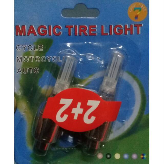 [New] Pentil Nyala Led RGB Warna Warni / Tire Light Rainbow