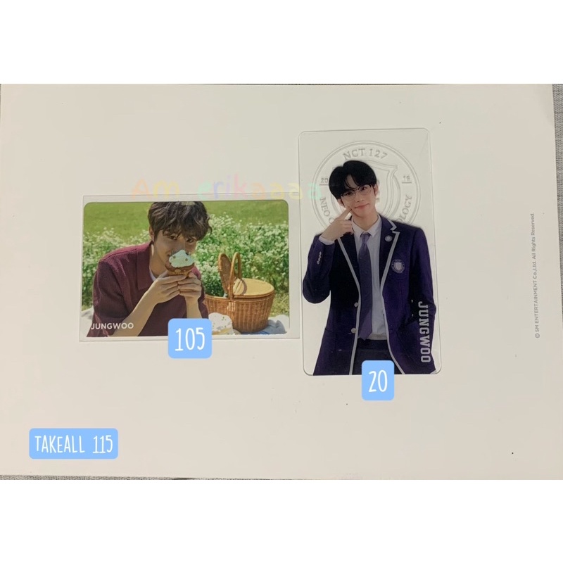 pc jungwoo NCT 127 NATURE REPUBLIC CICA GARDEN BACK TO SCHOOL