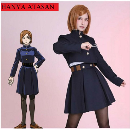 JUJUTSU KAISEN COSPLAY COSTUME JEPANG KOSTUM JAPAN JACKET YUKATA GAKURAN ANIME