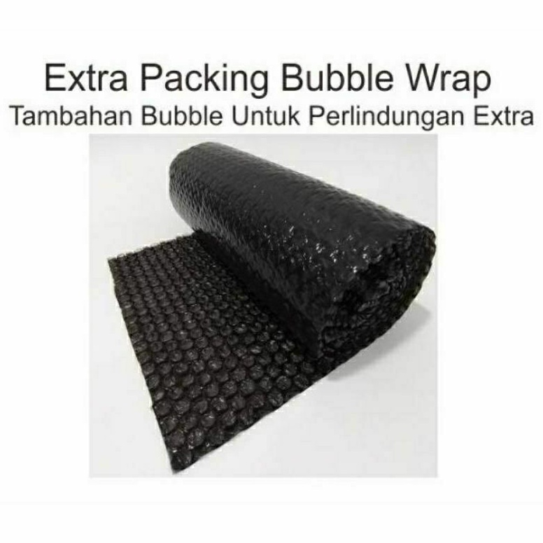 

extra paking bubble wrap untuk paking lebih aman