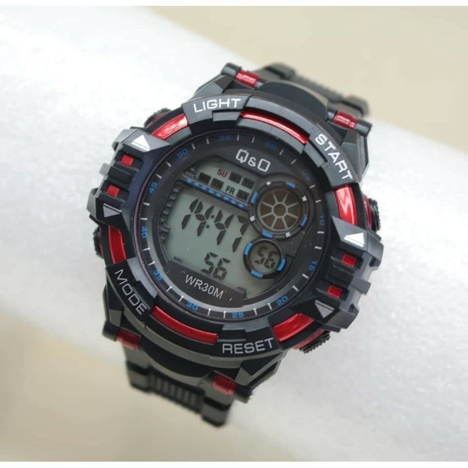 JAM TANGAN RUBBER SPORT DIGITAL LED PRIA WANITA QQ