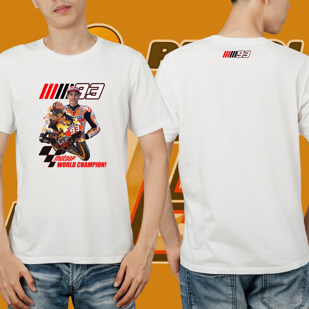 Kaos 93 Motor Putih Hitam Navy Kaos distro Kualitas Premium STM_001