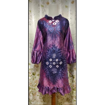 Batik Cantik Tunik Velvet Khas Palembang