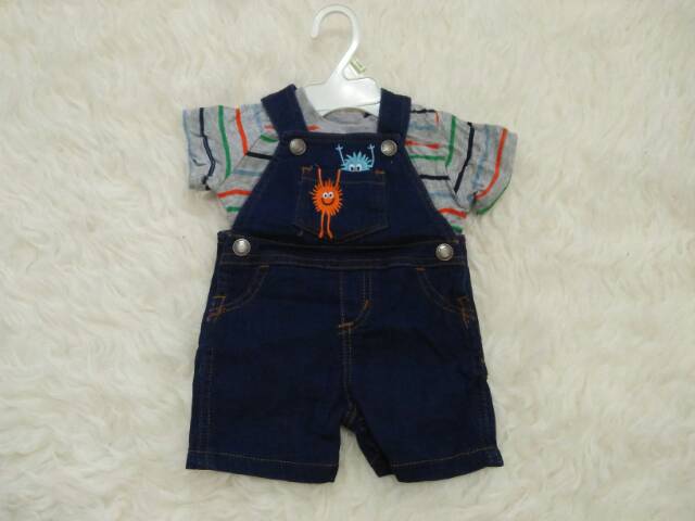 Romper Bayi/ Set Overall baju bayi import