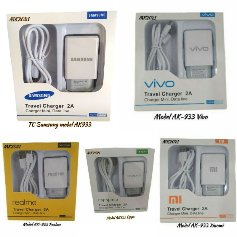 Charger/Travel Charger/TC Branded Model AK933 Kualitas Joss