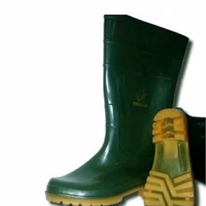 Mantap Sepatu Boot Cougar Gumboot Green 1915 Terbatas