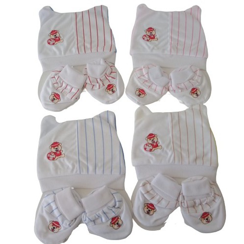 Little Lee TOPI SET SEPATU Bayi Newborn Perlengkapan Bayi Baru Lahir