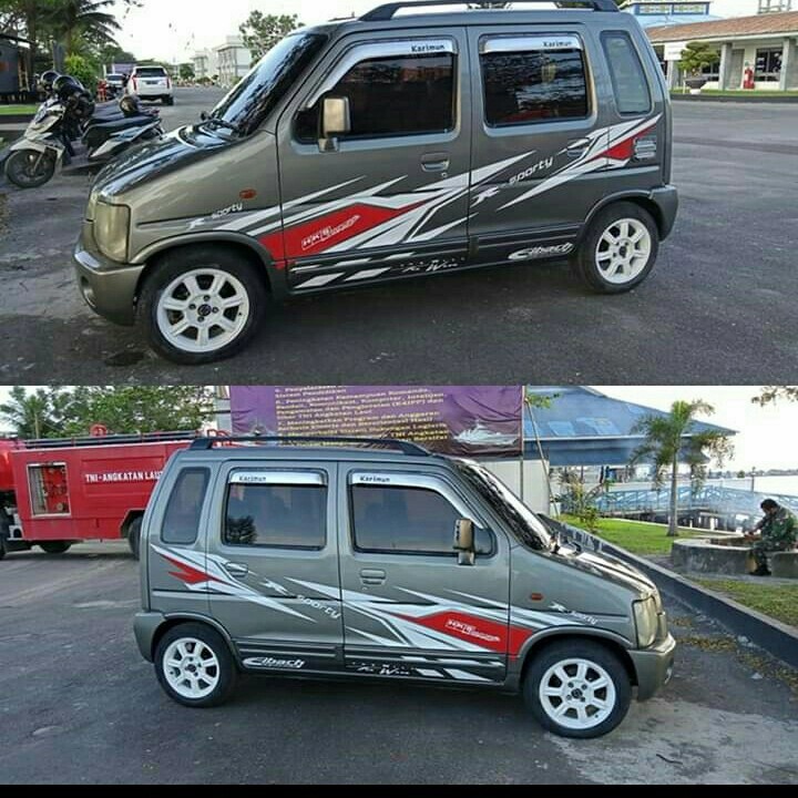 

sticker cutting karimun kotak dll (BISA REQUEST WARNA )