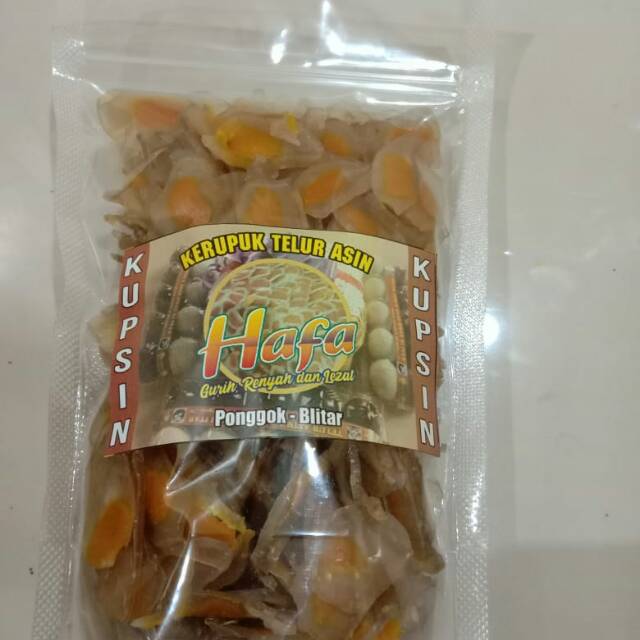 

Krecek krupuk telur asin