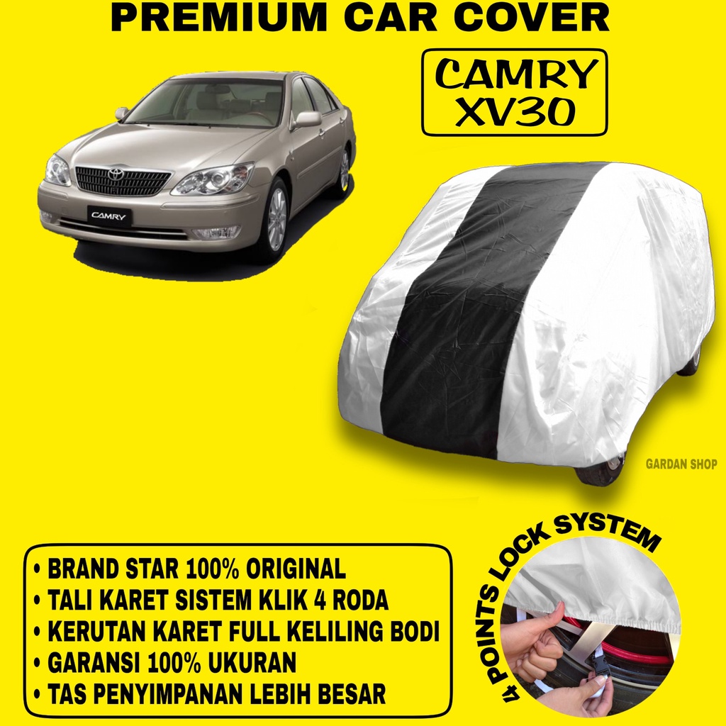 Body Cover CAMRY XV30 SILVER HITAM Penutup Bodi Mobil Camry Xv30 Waterproof PREMIUM