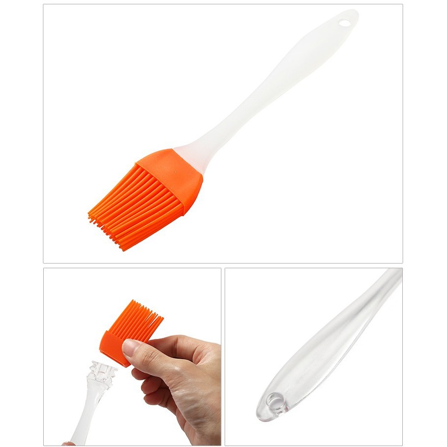 ☀ INDOLAND ☀ R054 KUAS SILICON TAHAN PANAS / KUAS MENTEGA / KUAS BBQ / FOOD BRUSH / KUAS SILICON FOOD GRADE