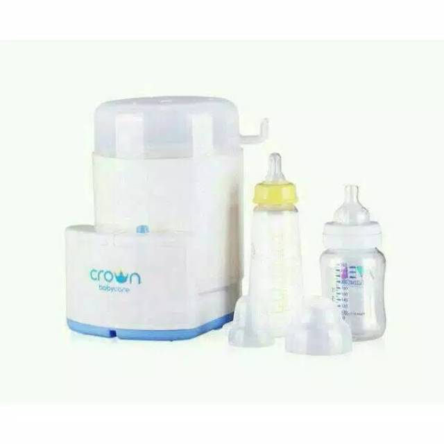 Crown Babycare 3 Bottles Electric Steam Sterilizer-Steril Crown Isi 3 Botol BPA FREE