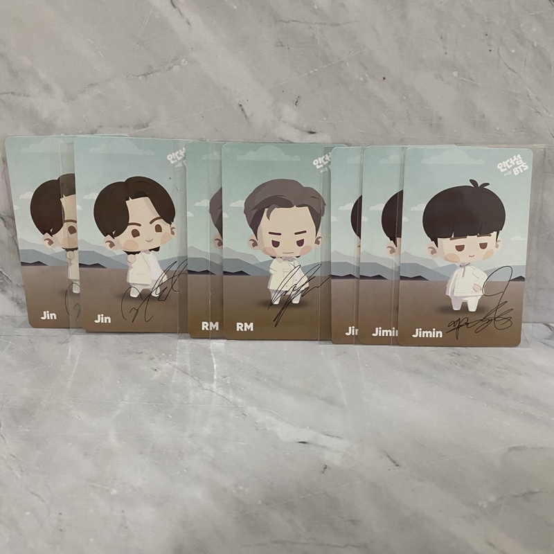 V JIN JIMIN RM JK BTS in the seom proof photocard pc official taehyung seokjin namjoon jungkook suga