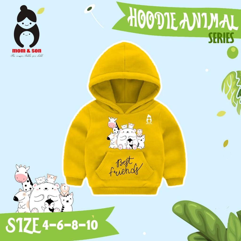 Hoodie Animal Series Mom &amp; Son