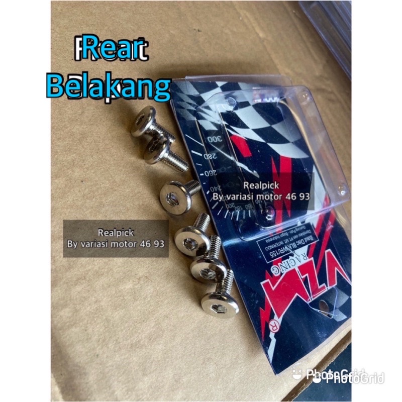 mur baut piringan cakram disc wr 155 baut disc yamaha wr155 wr 155 baut cakram wr155