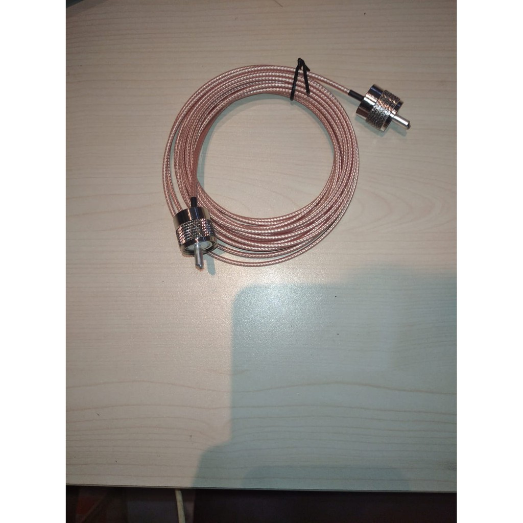 Kabel Jumper Teflon SWR Radio Rig PL-M to PL-M Panjang 5 Meter