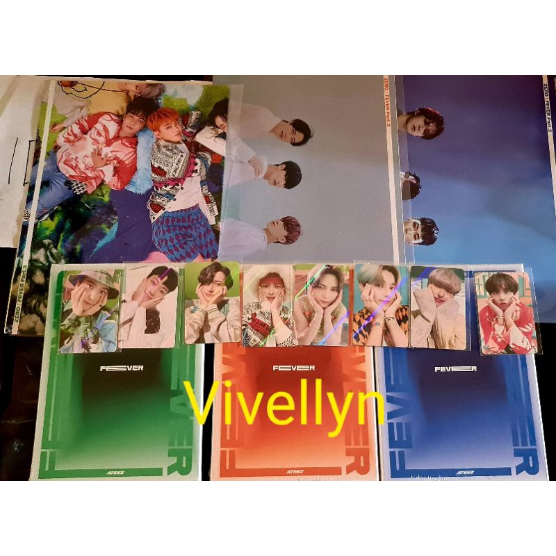 (READY STOCK) ATEEZ [ZERO : FEVER Part.3] album sealed + poster + benefit MAKESTAR