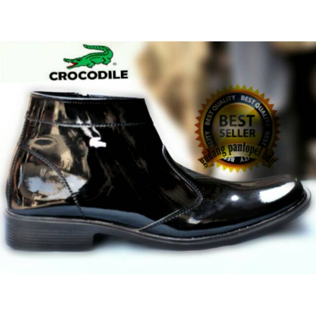 BEST SELLER / CROCODILE  / SEPATU PRIA / PANTOPEL / TERMURAH / SEMI BOOTS SLETING HTM