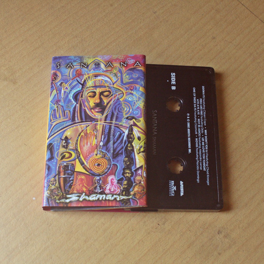 kaset pita santana - shaman