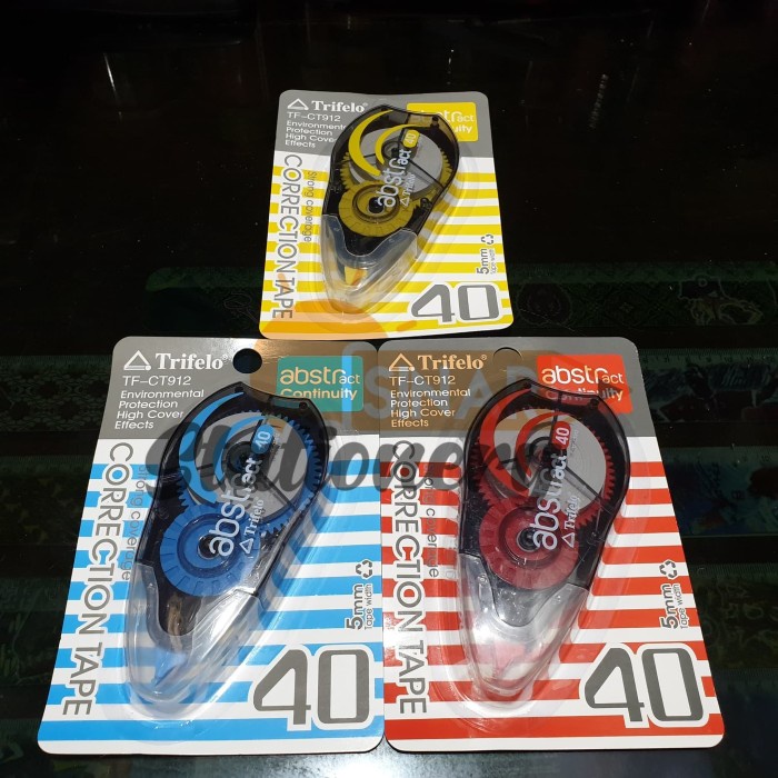 

Produk Correction Tape Tf Ct912 Trifello Hemat