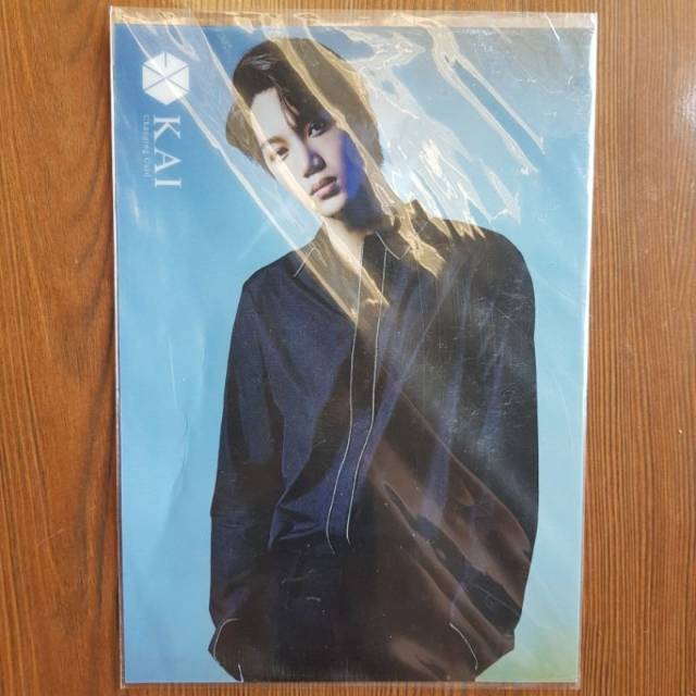 official goods album japan lenticular poster kai exo limited