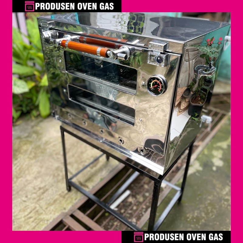 Jual OVEN GAS STAINLESS UKURAN 60x40x45 CM Shopee Indonesia
