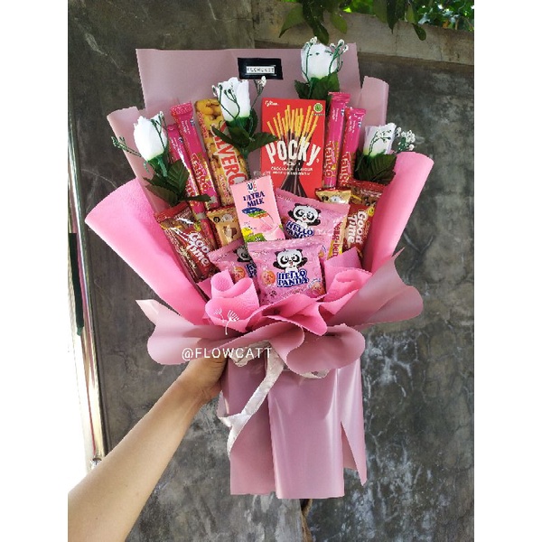 Bucket Snack / Buket Snack / Bucket Snack bunga / Buket Snack Wisuda