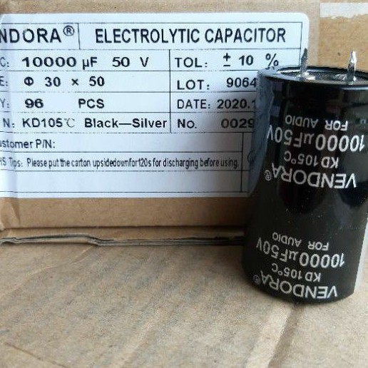 ELKO 10000UF50V 10000UF 50V ELCO 10K-50V VENDORA