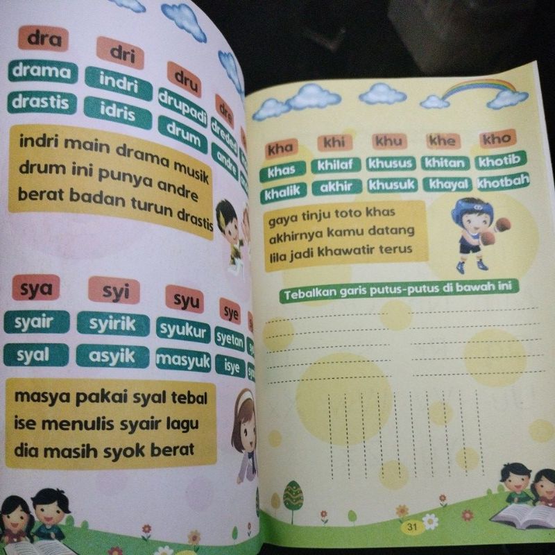 buku cepat pintar membaca metode AIUEO (15x24cm)