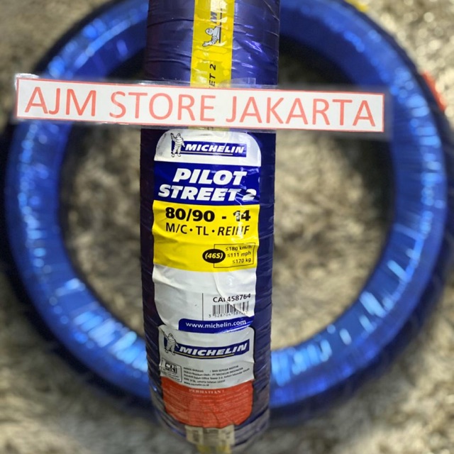 Michelin Pilot Street 2 80/90-14 Tubeless..