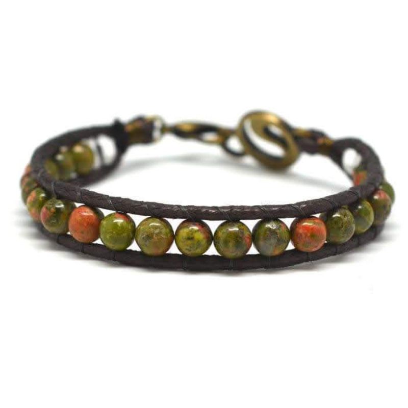 Gelang Unakite Wrap Energy Muse Aw produk