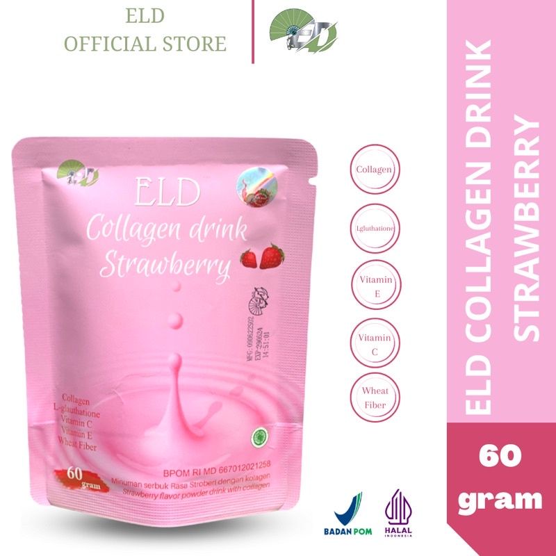 ELD COLLAGEN DRINK / MINUMAN PEMUTIH&amp;PELANGSING TUBUH BPOM 100%